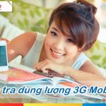 Hướng dẫn kiểm tra dung lượng còn lại trên gói 3G Mobifone